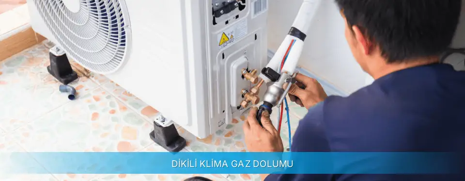 Dikili İlçemi Midea Klima Gaz Dolumu